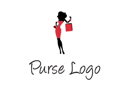 woman in red logo