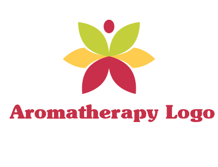 flower with dot logo