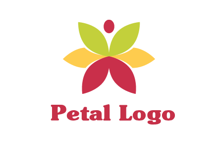 flower with dot logo