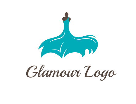 mannequin in an on shoulder dress