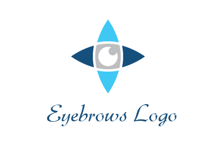 eye inside the star logo