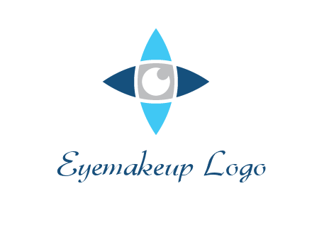 eye inside the star logo