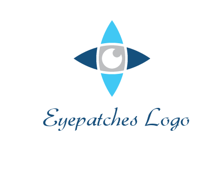 eye inside the star logo