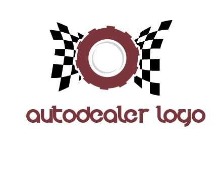 gear incorporated with racing flag logo