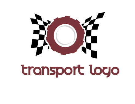 gear incorporated with racing flag logo