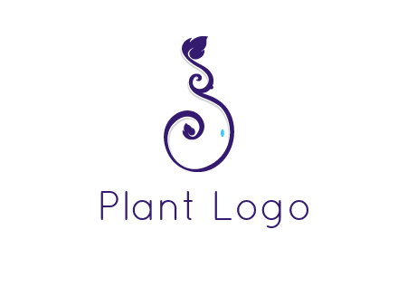 abstract ornament leafs icon