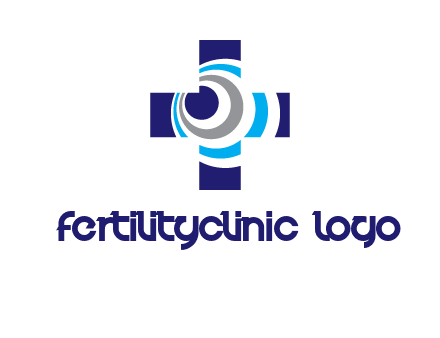 circles inside the medical symbol