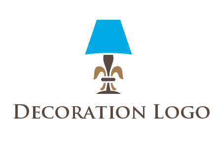 abstract lamp logo