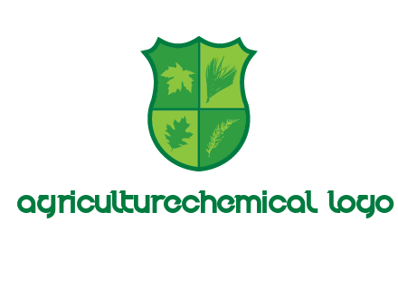 Leafs inside the emblem logo