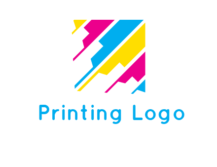 abstract square logo