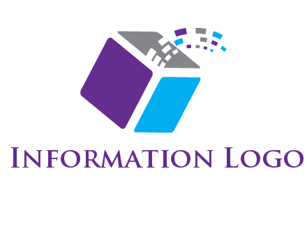 pix elation is coming out of digital cube icon