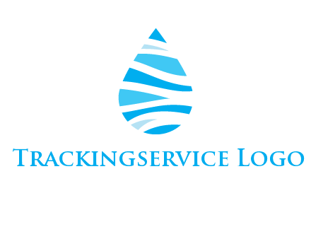 abstract water drop icon