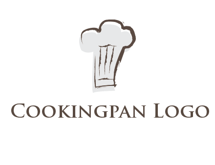 abstract chef cap icon