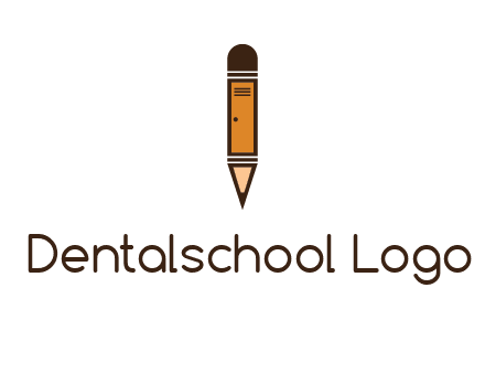 door merged with pencil logo