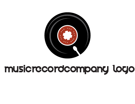 music disk on player logo