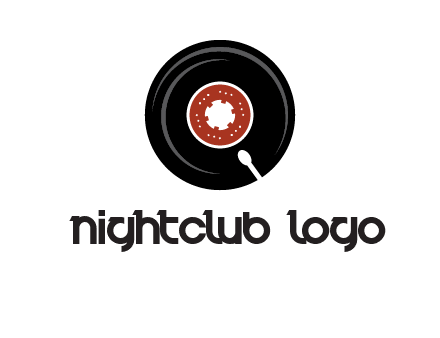 music disk on player logo