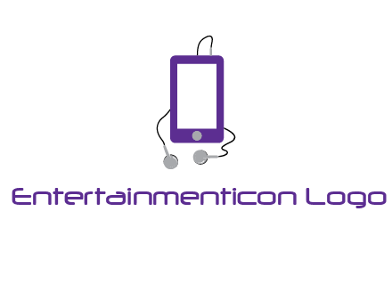 mobile with headphone icon