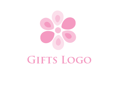 abstract flower logo