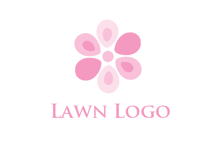 abstract flower logo