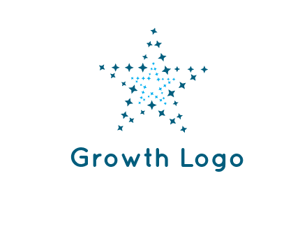abstract stars logo