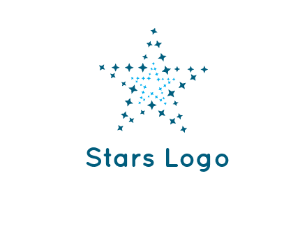 abstract stars logo