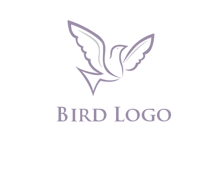 abstract bird logo