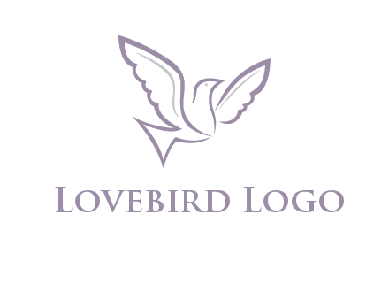 abstract bird logo