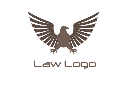 eagle spreading wings logo