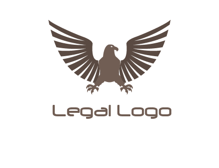 eagle spreading wings logo