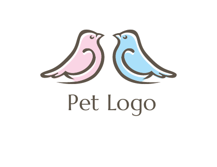 abstract birds logo