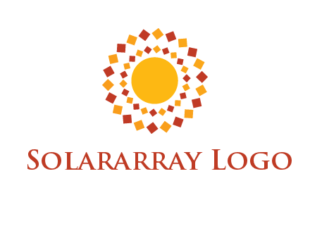 squares around the sun logo