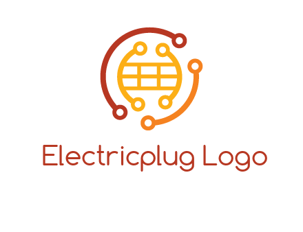 technology wires forming globe graphics