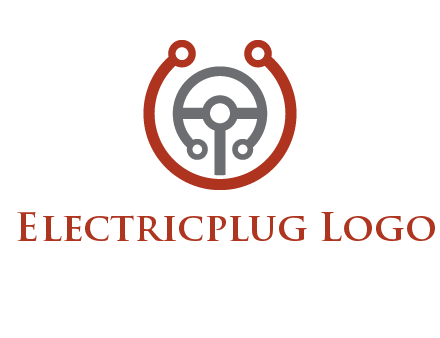 steering wheel made of tech wires logo