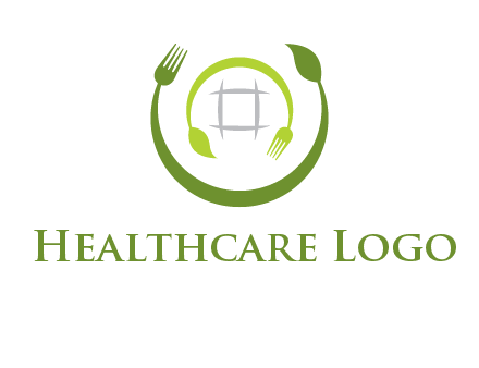 leaf and fork logo
