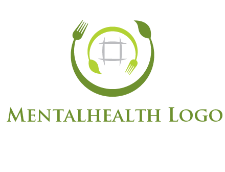 leaf and fork logo