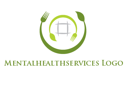 leaf and fork logo