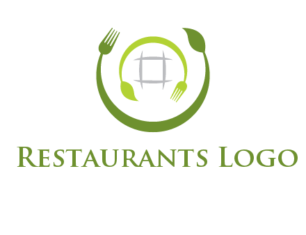 leaf and fork logo