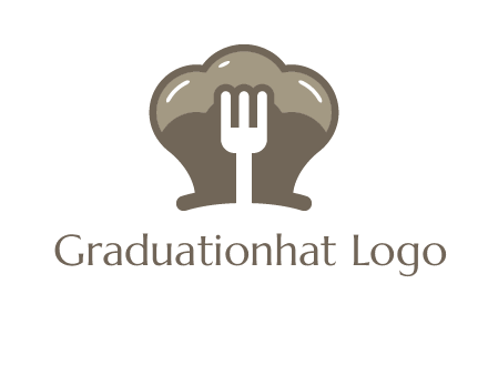 fork in chef hat logo