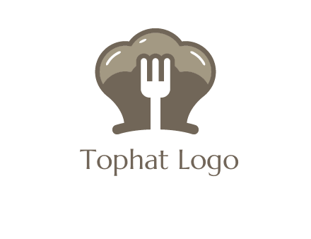 fork in chef hat logo