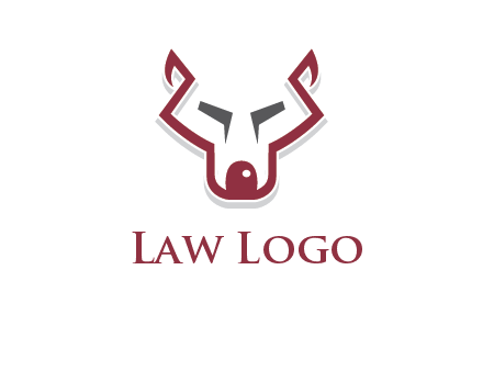 wolf face outline logo