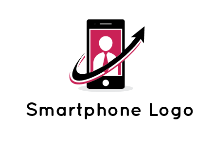 person in mobile icon