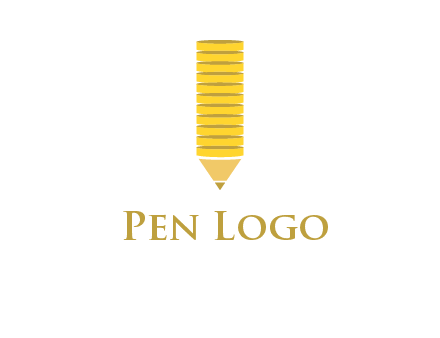 coins pencil vector