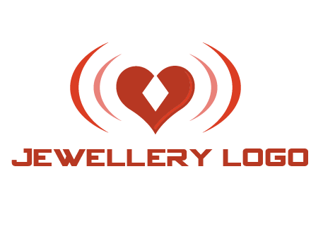 heart and signal logo