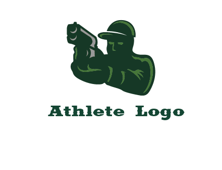 gun shooting logo