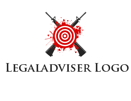 guns and target logo