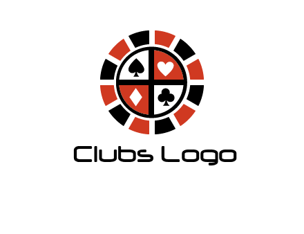 poker chips logo