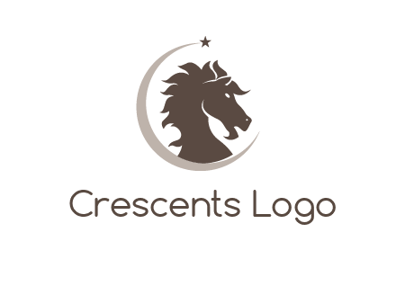 crescent horse logo