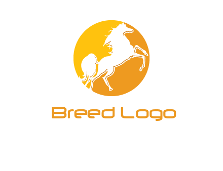 horse in a circle logo