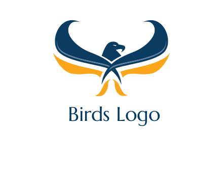 abstract eagle logo