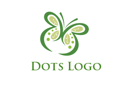 line art butterfly logo